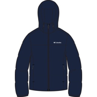 Columbia Winterjacke Puffect mit Kapuze (Thermarator Isolierung, wasserdicht) navyblau Herren